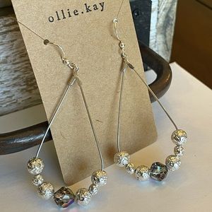 Silver Teardrop Earrings